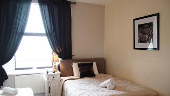 Stylishly furnished bedroom